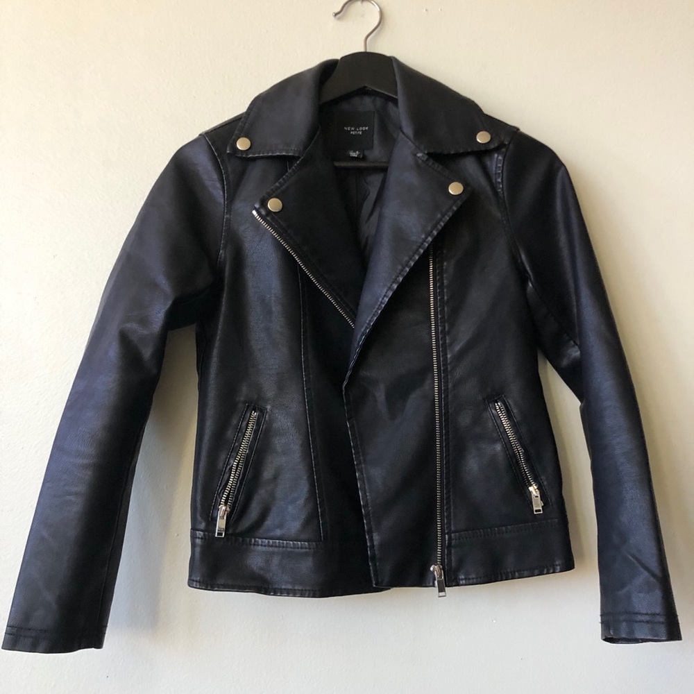 New Look Petite Faux Leather Jacket